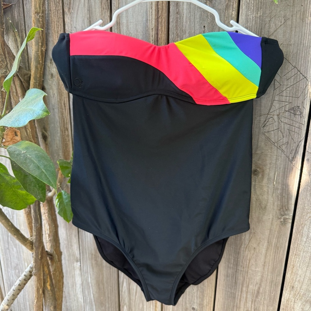 OP Strapless One Piece Swimsuit